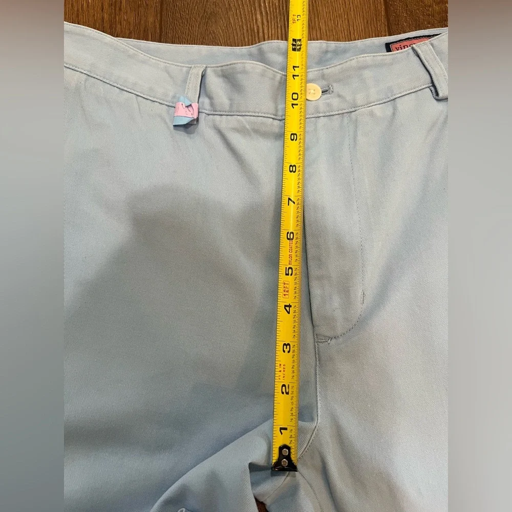 Vineyard Vines Club Pant‎ 35x32 Light Blue Flat Front Chino Classic Fit Preppy